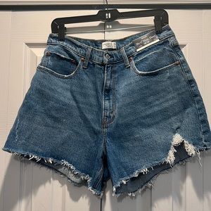 Abercrombie & Fitch cut off shorts - Curve Love - sz 32 / 14